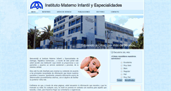 Desktop Screenshot of institutomaternoinfantil.com